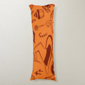 ハロウィーンパターン ボディピロー (正面縦)