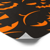 ハロウィーンパターン ポスター (角)