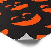 ハロウィーンパターン ポスター (角)