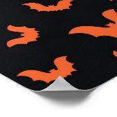 ハロウィーンパターン ポスター (角)