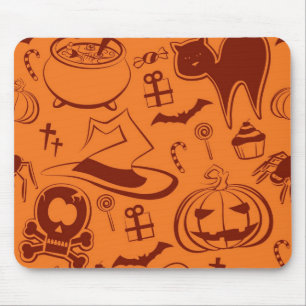 ハロウィーンパターン マウスパッド