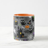 ハロウィーンパターン マグカップ (中央)
