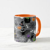 ハロウィーンパターン マグカップ (正面右)