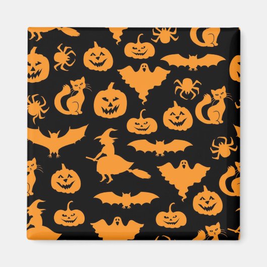 ハロウィーンパターン マグネット (正面)