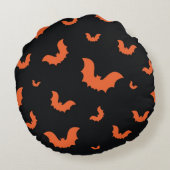 ハロウィーンパターン ラウンドクッション (裏面)