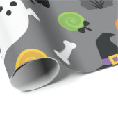 ハロウィーンパターン ラッピングペーパー (ロールコーナー)