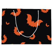 ハロウィーンパターン ラージペーパーバッグ (裏面)