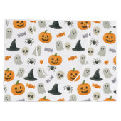 ハロウィーンパターン ラージペーパーバッグ (裏面)