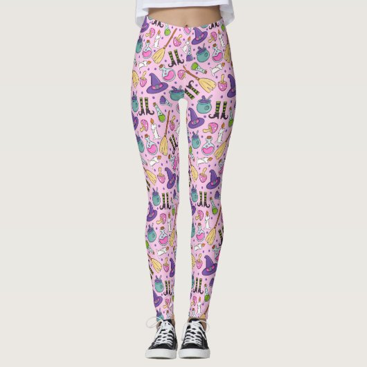 ハロウィーンパターン レギンス (正面)