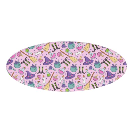 ハロウィーンパターン 名札 (正面)