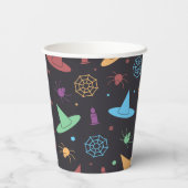 ハロウィーンパターン 紙コップ (裏面)