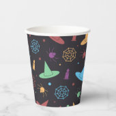 ハロウィーンパターン 紙コップ (正面)