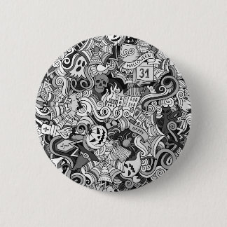 ハロウィーンパターン 缶バッジ