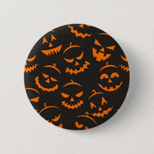 ハロウィーンパターン 缶バッジ