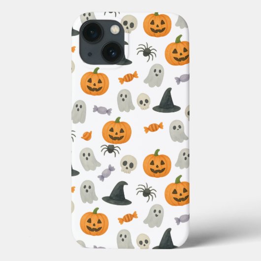 ハロウィーンパターン Case-Mate iPhoneケース (裏面)
