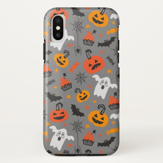 ハロウィーンパターン Case-Mate iPhoneケース (裏面)
