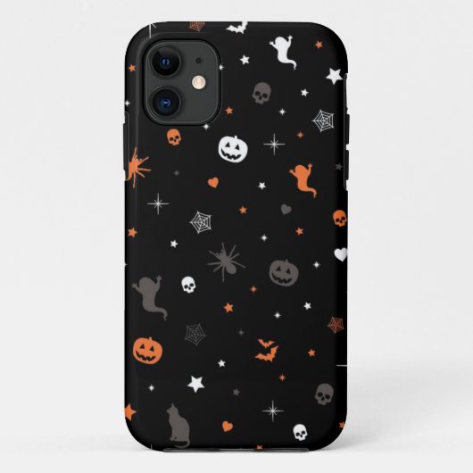 ハロウィーンパターン Case-Mate iPhoneケース (裏面)
