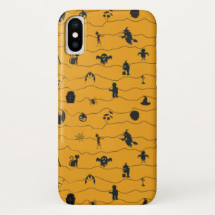 ハロウィーンパターン iPhone X ケース
