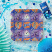 ハロウィーンパターン、Natasha Us ペーパープレート (パーティー)