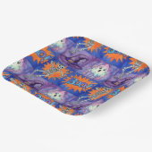 ハロウィーンパターン、Natasha Us ペーパープレート (傾斜あり)