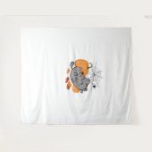 ハロウィーンパック不気味およびフェスティバルグラフィックバンドル タペストリー (正面(横))