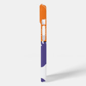 ハロウィーンパッチワークストライプ幽霊 Case-Mate iPhoneケース (裏面 / 左)