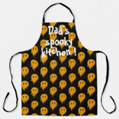 ハロウィーンパパエプロン幽霊カスタム☜エプロン全体 エプロン (正面)