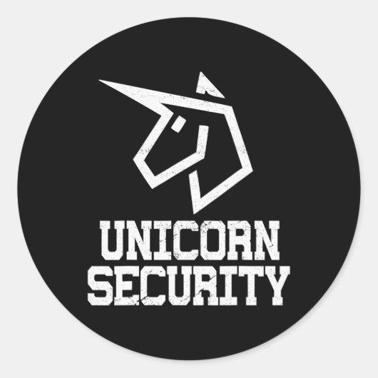 ハロウィーンパパママと娘のコスチュームUnicorn Sec ラウンドシール (正面)