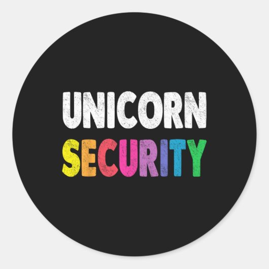 ハロウィーンパパママ娘アダルトコスチュームUnicorn S ラウンドシール (正面)