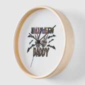 ハロウィーンパパ 壁時計 (傾斜)