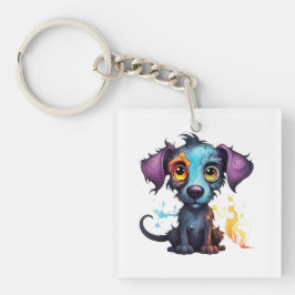 ハロウィーンパピー#12デジタルアート キーホルダー