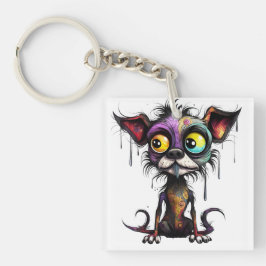 ハロウィーンパピー#4デジタルアート キーホルダー