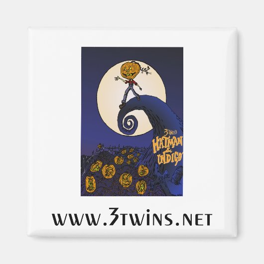 ハロウィーンパロディ磁石 マグネット (正面)