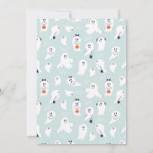 ハロウィーンパンパーティー付き可愛い魔女 招待状 (裏面)