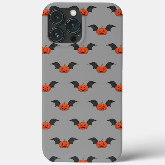 ハロウィーンパンプキンこうもり Case-Mate iPhoneケース (裏面)