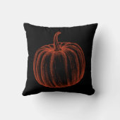 ハロウィーンパンプキンイラストレーション クッション (裏面)