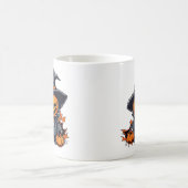 ハロウィーンパンプキンカクレクロアブル秋デコール コーヒーマグカップ (中央)