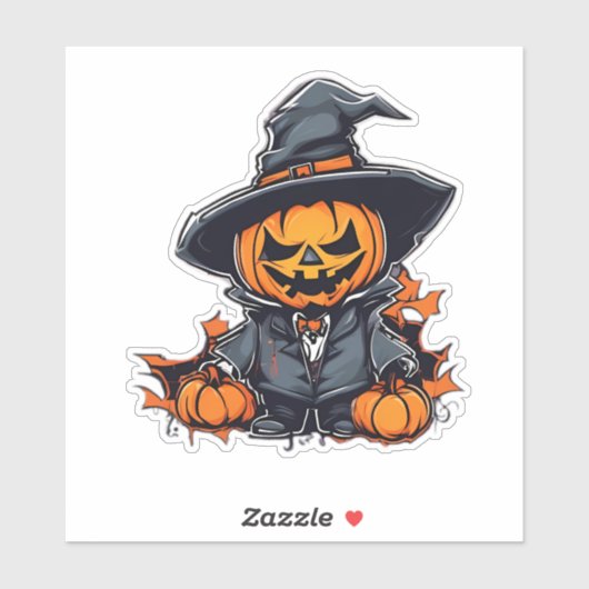 ハロウィーンパンプキンカクレクロアブル秋デコール シール (シート)