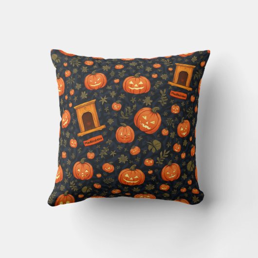 ハロウィーンパンプキンクッション クッション (裏面)