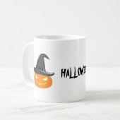 ハロウィーンパンプキンコーヒーマグ コーヒーマグカップ (正面左)