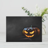 ハロウィーンパンプキンジャックOランタン不気味 カード (スタンド正面)