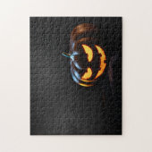 ハロウィーンパンプキンジャックOランタン不気味 ジグソーパズル (縦)