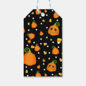 ハロウィーンパンプキンスお洒落ズパーティーの好意 ギフトタグ (裏面)