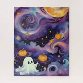 ハロウィーンパンプキンズアンドスターリー幽霊 ジグソーパズル