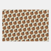 ハロウィーンパンプキンズボホラッピング紙シート ラッピングペーパーシート (正面2)