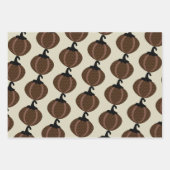 ハロウィーンパンプキンズボホラッピング紙シート ラッピングペーパーシート (正面)