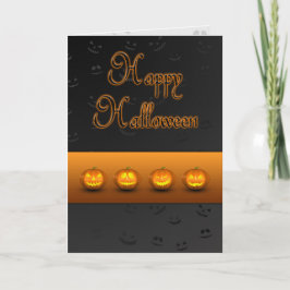 ハロウィーンパンプキンズJack-o-Lantern カード