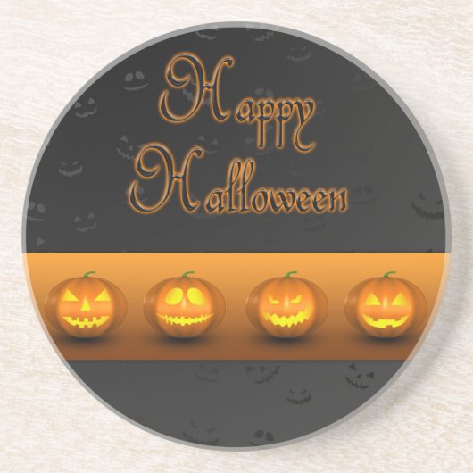 ハロウィーンパンプキンズJack-o-Lantern コースター (正面)