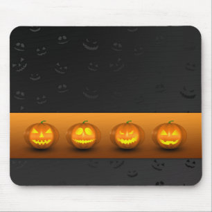 ハロウィーンパンプキンズJack-o-Lantern マウスパッド