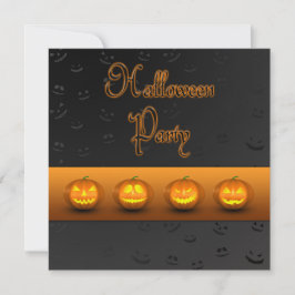 ハロウィーンパンプキンズJack-o-Lantern 招待状